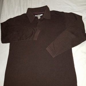 PERRY ELLIS Long sleeve Casual top M